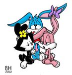  8horns animaniacs babs_bunny buster_bunny dot_warner tiny_toon_adventures 