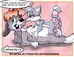  animaniacs big_penis blush canine cat claws derp dialog dog drooling english_text engrish feline female hot_dogging interspecies juanomorfo male mammal masturbation penis prehensile_tail rita rita_(animaniacs) rita_and_runt runt saliva straight tailjob text what 
