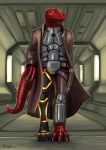  2020 anthro detailed_background digital_media_(artwork) fingers male red_body red_scales rhaenjarr scales science_fiction solo star_wars toes 