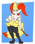  alpha_channel anthro areola big_breasts braixen breasts chest_tuft criminalbunnydraws digitigrade ear_tuft eyelashes female fur genitals halftone halftone_background hand_on_hip hi_res holding_object long_eyelashes looking_at_viewer multicolored_body multicolored_fur nintendo nipples pattern_background pink_areola pink_nipples pink_pussy pok&eacute;mon pok&eacute;mon_(species) pubes pussy red_eyes simple_background solo standing stick tail_tuft thick_thighs transparent_background tuft two_tone_tail video_games yellow_body yellow_fur 