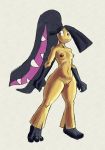  anthro breasts female fours_(artist) hi_res mawile nintendo nude pok&eacute;mon pok&eacute;mon_(species) small_breasts solo video_games wide_hips yellow_body yellow_skin 