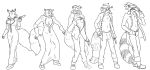  anthro bare_chest boots breast_shrinking breasts bulge canid canine clothed clothing clothing_transformation coat crown dress female flintlock_pistol footwear fox ftm_transformation gender_transformation genital_outline gloves grin growth handwear hat headgear headwear hi_res highwayman hypnosis male mammal mind_control monochrome nakhta open_clothing open_coat open_topwear penis_outline procyonid prurientpie queen raccoon royalty shocked size_transformation smile solo species_transformation topwear transformation transformation_sequence 