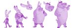  anthro body_hair chest_hair clothing common_hippopotamus disney dreamworks ear_shrinkage eyebrows female ftm_transformation gender_transformation growth hi_res hippopotamid hornbuckle judy_hopps lagomorph leporid madagascar_(series) male mammal moto_moto muscle_growth nose_expansion rabbit solo species_transformation torn_clothing transformation unibrow zootopia 