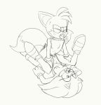  anthro breasts canid canine crossgender duo eulipotyphlan female fours_(artist) fox hedgehog hi_res lying male male/female mammal miles_prower missionary_position multi_tail on_back on_ground sex small_breasts sonic_the_hedgehog sonic_the_hedgehog_(series) vaginal 