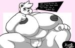  &lt;3 anthro belly big_belly big_breasts breasts dialogue domination ear_piercing ear_ring english_text female female_domination fur genitals grey_nipples hair huge_breasts imminent_sex ironkongstudios lidded_eyes mammal nipples overweight overweight_anthro overweight_female piercing pink_eyes polar_bear profanity pubes pussy solo sophie_(ironkongstudios) text thick_thighs tongue ursid ursine white_body white_fur white_hair 