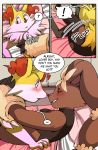  anthro blush braixen breasts comic comic_page digital_media_(artwork) duo english_text female fur hi_res keluturtle kingbriarturtle lopunny male male/female nintendo nipples pok&eacute;mon pok&eacute;mon_(species) porn_studio sex simple_background smile text video_games 