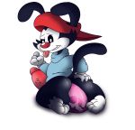  absurd_res alpha_channel animaniacs anthro big_butt big_penis bodily_fluids butt cum dildo fuzefurry genital_fluids genitals hi_res inkblot male mammal penis sex_toy solo tagme wakko_warner warner_brothers young 