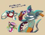  &lt;3 anthro beverage blush blush_stickers duo eyewear grin heart_(mad_rat_dead) hi_res hole_(anatomy) mad_rat_(character) mad_rat_dead male mammal murid murine neru rat rat_god_(mad_rat_dead) rodent smile soda sunglasses 