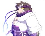  2020 anthro black_body black_fur fur gokrakstyle hi_res kemono male mammal ooe_senbee overweight overweight_anthro overweight_male sengoku_puzzle simple_background solo ursid video_games white_background 