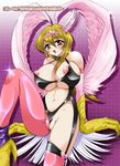  alexis_rhodes asymmetrical_clothes asymmetrical_clothing breasts cosplay harpie_girl harpy monster_girl nipple_slip nipples sitting tenjouin_asuka yu-gi-oh! yu-gi-oh!_gx yuu-gi-ou yuu-gi-ou_gx 