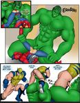  avengers hulk icemanblue marvel spider-man wolverine x-men 