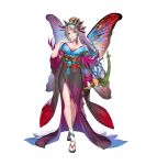  breast_hold fire_emblem fire_emblem_heroes heels kimono leotard nintendo no_bra nopan plumeria_(fire_emblem) pointy_ears tattoo teffish wings 