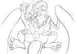  absurd_res anthro breast_grab breasts domination duo female feral genitals hand_on_breast hi_res licking licking_lips male monochrome paws penetration penis raised_paw sketch skyvo tongue tongue_out vaginal vaginal_penetration 