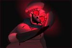  2020 absurd_res anthro big_bow_tie big_ears black_background black_nose blood blood_on_body blood_on_breasts blood_on_face blood_on_weapon bloody_knife bloody_mouth bodily_fluids bow_tie breasts buckteeth close-up eyebrows eyelashes female fingers five_nights_at_freddy&#039;s five_nights_at_freddy&#039;s:_security_breach hi_res knife lagomorph leporid long_ears long_whiskers looking_at_viewer mammal meacratsia multicolored_ears open_mouth pink_ears pink_tongue portrait rabbit red_background red_eyes red_sclera simple_background smile solo stitch_(disambiguation) teeth tongue vanny_(fnaf) video_games weapon whiskers white_body white_ears white_eyebrows 