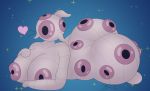  &lt;3 2020 anthro anthrofied big_breasts big_butt breasts butt digital_media_(artwork) eyeless female flukemarm gazaster hi_res hollow_knight huge_butt lips lying mature_female monster nipple_mouth nude on_front open_mouth pink_body pink_skin simple_background solo team_cherry trypophobia video_games what wide_hips 