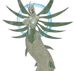  anthro armless big_breasts breasts female fours_(artist) genitals glowing glowing_nipples hi_res humanoid infested_(warframe) monster_girl_(genre) nipples pussy serpentine skull_head solo video_games vome_(warframe) warframe wyrm_(warframe) 