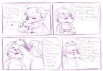  2020 animal_crossing anthro biped bovid bovine cattle clothing comic crown duo english_text eyes_closed male mammal nintendo rodeo_(animal_crossing) sketch sweater text toaster_aaa topwear vic_(animal_crossing) video_games 