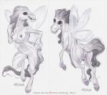  2016 anthro breasts conditional_dnp english_text equid female feral front_view genitals hand_on_hip hasbro hooves idw_publishing insect_wings loupgarou mammal my_little_pony my_little_pony_(idw) nipples nude pussy rear_view skull_head solo spirit text umbrum url wings 