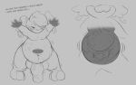  16:10 2020 3_toes 4_fingers abdominal_bulge absurd_res after_vore against_wall ambiguous_gender ambiguous_prey amper anthro anthro_pred arm_support audino audino_(senbiku_mew) balls barefoot belly big_balls big_belly big_ears big_penis biped blush chubby_male close-up detailed_internal dialogue digital_drawing_(artwork) digital_media_(artwork) english_text fan_character fingers flaccid floppy_ears foreskin front_view genitals grey_background grey_text greyscale guts hair hair_over_eye half-closed_eyes half-erect hi_res huge_balls humanoid_genitalia humanoid_penis internal intestinal_bulge intestines invisible_wall larger_anthro larger_male larger_pred looking_pleasured looking_up lung macro male male_pred micro monochrome motion_lines multiple_scenes narrowed_eyes nintendo one_eye_closed one_eye_obstructed oral_vore organs partially_retracted_foreskin paws penis pok&eacute;mon pok&eacute;mon_(species) satisfied short_hair simple_background size_difference sketch slightly_chubby smaller_ambiguous smile soft_vore solo standing stomach stomach_bulges stomach_bulging struggling text thick_penis throbbing throbbing_penis toes uncut unwilling_vore vein veiny_penis video_games vore widescreen 