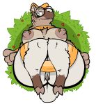  anthro bdsm big_breasts bondage bound breasts capybara caviid eyewear eyewear_only female fur genitals glasses glasses_only hi_res mammal nipples nude pussy ribbon_bondage ribbons rodent slightly_chubby solo thick_thighs trout_(artist) 