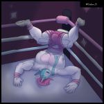  abs absurd_res anthro balls biceps big_muscles bulge clothed clothing equid equine fighting_ring genitals hair hi_res hooves horn male mammal mask muscular muscular_anthro muscular_male nipples pecs pi(unibro_pi) pink_hair simple_background solo sports_mask sportswear tight_clothing torn_clothing unibro unibro_pi unibro_pi(character) unicorn wrestler wrestling wrestling_mask wrestling_singlet 