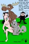  bullwinkle_j_moose kthanid natasha_fatale rocket_j_squirrel rocky_and_bullwinkle 