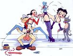  abom betty_boop crossover itchy olive_oyl popeye scratchy the_simpsons 