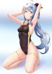  airool ganyu_(genshin_impact) garter genshin_impact horns swimsuits 