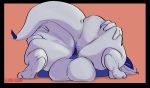  2020 balls big_butt biped butt digital_media_(artwork) genitals hi_res legendary_pok&eacute;mon looking_at_viewer lugia male nintendo nsfsushi nude pok&eacute;mon pok&eacute;mon_(species) simple_background solo spreading video_games 