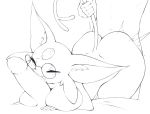  anthro ass_up ayzcube big_breasts big_butt breasts butt eeveelution espeon eyewear female female_penetrated from_behind_position genitals glasses group group_sex hi_res licking male male/female male_penetrating male_penetrating_female monochrome nintendo nude oral penetration penile penis penis_lick pok&eacute;mon pok&eacute;mon_(species) sex simple_background threesome tongue tongue_out video_games white_background 