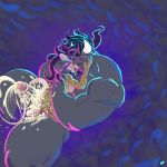  absurd_res anthro bison_black duo female hi_res male male/female 