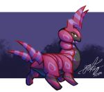  gingy_k_fox looking_at_viewer nintendo pok&eacute;mon pok&eacute;mon_(species) quadruped scolipede video_games 