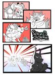  anthro blush comic duck_hunt duck_hunt_dog english_text eyes_closed felid feline hi_res incineroar kissing koopa koopaling legendary_pok&eacute;mon male mammal mario_bros medal mewtwo nintendo pok&eacute;mon pok&eacute;mon_(species) profanity reptile roy_koopa scalie text torquewintress video_games 