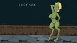  16:9 20th_century_fox blonde_hair breasts chimera demon demon_teacher_(the_simpsons) female gracie_films green_body hair hell horn humanoid looking_at_viewer not_furry nude open_mouth school solo teacher the_simpsons treehouse_of_horror vylfgor widescreen 