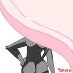  1:1 2016 animated anthro butt clothing collar diives felid girly looking_at_viewer loop low_res male mammal panties red_eyes salem_(sutherncross2006) short_playtime signature simple_background smile solo standing teeth thumbnail underwear white_background 