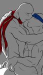  duo hug incest_(lore) kissing leonardo_(tmnt) male male/male raphael_(tmnt) reptile scalie sherenelle sibling simple_background teenage_mutant_ninja_turtles turtle 