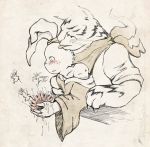  blush chonik duo felid flower hi_res lagomorph leporid licking male male/male mammal miyamoto_usagi pantherine plant rabbit romantic_ambiance romantic_couple tender tiger tiger_claw tongue tongue_out usagi_yojimbo 