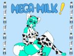  4:3 animal_print big_breasts breasts chinese_new_year cow_print cowbell cowkini female fluffy fluffy_tail hi_res hindpaw megamilk milk mime_(mimechan) mimechan paws redpanda slightly_chubby smile solo thick_thighs thigh_thighs 