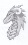  absurd_res dragon drake_drachenlicht hi_res solo traditional_media_(artwork) 