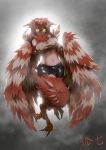  animal_humanoid avian avian_humanoid bare_shoulders big_breasts big_wings bike_shorts biped bird_humanoid black_bottomwear black_clothing black_shorts bottomwear breasts claws clothed clothing curvy_figure european_mythology eyewear feathers female fluffy flying front_view fully_clothed glasses glistening glistening_clothing glistening_hair glowing glowing_eyes greek_mythology hair harpy hourglass_figure humanoid huqi kanji light light_body light_skin lighting long_hair looking_at_viewer midair midriff monster_girl_(genre) monster_girl_encyclopedia multicolored_body multicolored_feathers multicolored_hair mythological_avian mythology navel neck_tuft owl_humanoid realistic_wings red_body red_feathers red_hair sharp_claws shorts small_waist solo talons tan_clothing tan_topwear tight_clothing topwear tube_top tuft two_tone_body two_tone_feathers two_tone_hair white_body white_feathers white_hair wide_hips wings yellow_eyes 