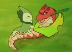  crema_(company) duo genitals hidody lying male male/male multi_genitalia multi_penis on_back orphyll penis reptile scalie slit_penetration slit_play snake temtem temtem_(species) temtem_lover video_games 