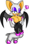  &lt;3 bat big_breasts blue_eyes boots breasts female gloves mammal nipples open_mouth rouge_the_bat sega solo sonic_(series) sonic_team unknown_artist wings 
