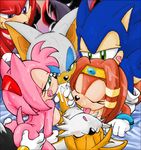  amy_rose erosuke knuckles_the_echidna rouge_the_bat sega shadow_the_hedgehog sonic_team sonic_the_hedgehog tails tikal_the_echidna 