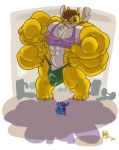  2020 4_arms 4_fingers 4_toes abs alien anthro back_markings barbell big_muscles biped blue_body blue_fur brown_claws brown_eyes brown_hair bulge chest_tuft claws clothing crotch_tuft digital_drawing_(artwork) digital_media_(artwork) disney ear_markings experiment_(lilo_and_stitch) facial_markings fingers fur genital_outline group gym hair hands_on_hips head_markings head_tuft hi_res huge_muscles hyper hyper_muscles larger_anthro larger_male lilo_and_stitch male markings max_(maxpany) maxpany multi_arm multi_limb muscular nipples notched_ear occipital_markings pecs penis_outline pink_hair pink_nipples shirt size_difference smile solo_focus standing stitch_(lilo_and_stitch) stitchils striped_tail stripes tank_top toe_claws toes topwear tuft underwear veiny_muscles 