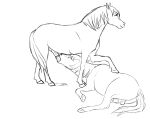  australian book duo equid equine fellatio feral feral_equine horse licking male male/male mammal monochrome oral passionate penile series sex show storm_(the_silver_brumby) television the_silver_brumby thowra tongue tongue_out unknown_artist 