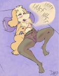  aggressive_retsuko anthro bed bodily_fluids breast_grab breasts breath breathing canid canine canis clothing domestic_dog doolyboobieboy female fingering fingering_self furniture genital_fluids genitals hand_in_pants hand_on_breast in_heat inui_(aggressive_retsuko) leggings legwear mammal masturbation pillow pussy pussy_juice rubbing sanrio sketch solo speach_bubble translucent translucent_clothing vaginal vaginal_masturbation wet 