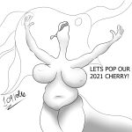  109volts 1:1 anthro bathrobe big_breasts breasts clothing female gastropod hi_res line_art mollusk monochrome non-mammal_breasts overweight overweight_anthro overweight_female robe shaded slug solo undressing wine_glass 