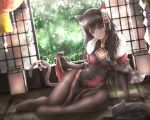  absent animal animal_ears cat catgirl chinese_clothes chinese_dress dress original tail 
