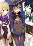  eyepatch fischl_(genshin_impact) genshin_impact hews mona_(genshin_impact) tagme witch 