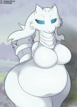  anthro anthrofied belly big_belly big_breasts breasts female foxball hi_res legendary_pok&eacute;mon looking_at_viewer lying neutral_expression nintendo nude obese obese_anthro obese_female on_front overweight overweight_anthro overweight_female pok&eacute;mon pok&eacute;mon_(species) reshiram solo standing video_games 